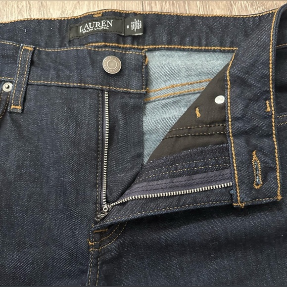 👖 Lauren Ralph Lauren High-Rise Premier Straight Leg Jeans - Size 8 🌟 - Picture 7 of 12